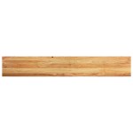 vidaXL Pervaz 2 buc lemn masiv de maro deschis 160x25x2 cm