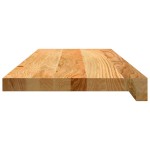 vidaXL Pervaz 2 buc lemn masiv de maro deschis 70x30x2 cm vidaXL Pervaz 2 buc lemn masiv de maro deschis 70x30x2 cm