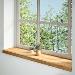 vidaXL Pervaz 2 buc lemn masiv de maro deschis 110x30x2 cm