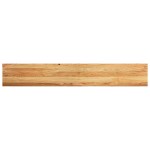vidaXL Pervaz 2 buc lemn masiv de maro deschis 160x30x2 cm