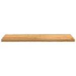 vidaXL Pervaz 2 buc lemn masiv de maro deschis 120x40x2 cm