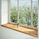 vidaXL Pervaz 2 buc lemn masiv de maro deschis 160x40x2 cm