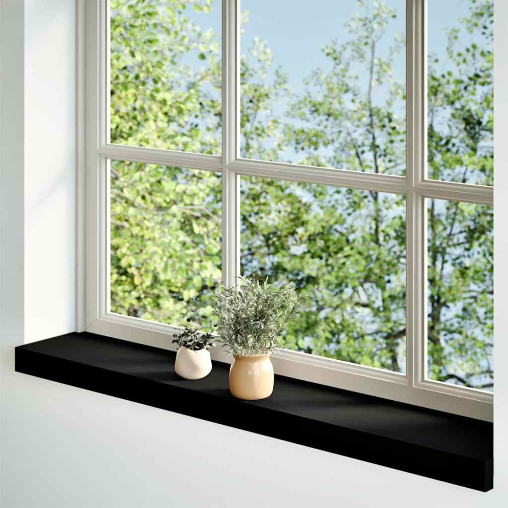 vidaXL Pervaz 2 buc lemn masiv de Maro închis 100x15x2 cm
