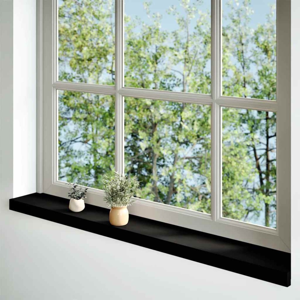 vidaXL Pervaz 2 buc lemn masiv de Maro închis 140x15x2 cm