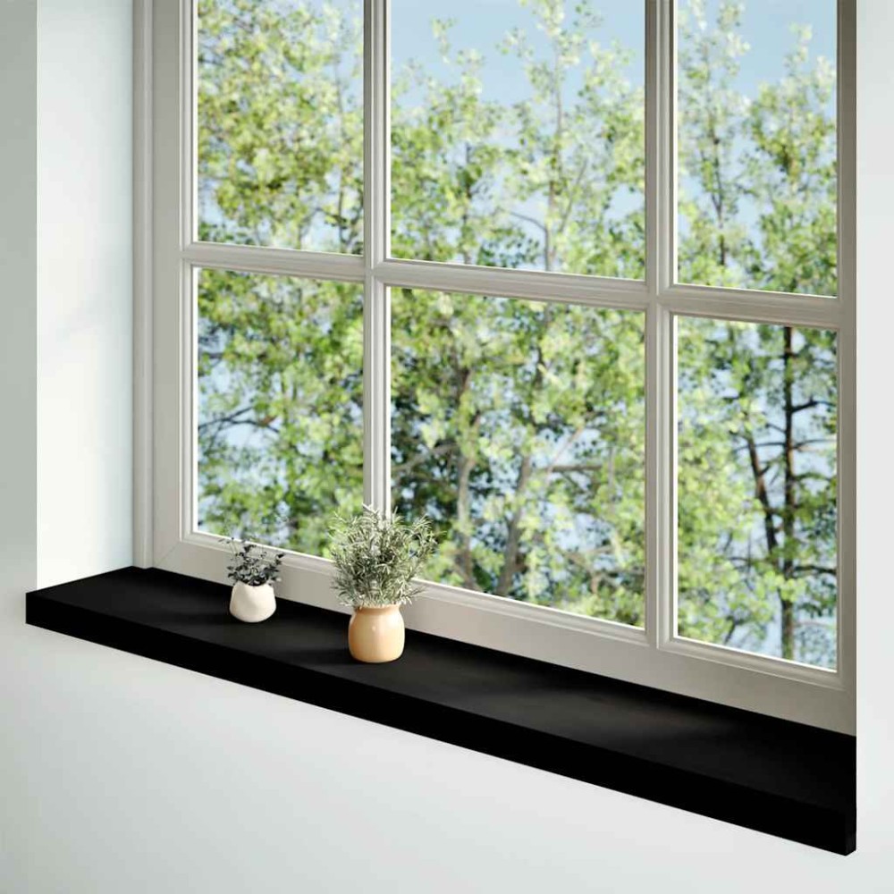 vidaXL Pervaz 2 buc lemn masiv de Maro închis 140x20x2 cm