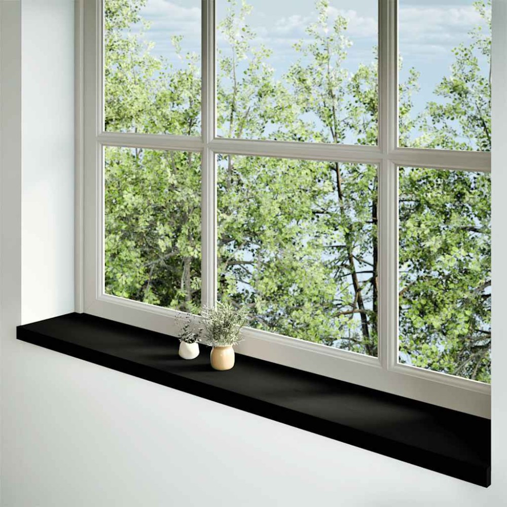 vidaXL Glafuri 2 buc maro închis 160x30x2 cm lemn masiv de stejar