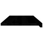 vidaXL Glafuri 2 buc maro închis 80x40x2 cm lemn masiv de stejar vidaXL Glafuri 2 buc maro închis 80x40x2 cm lemn masiv de stejar