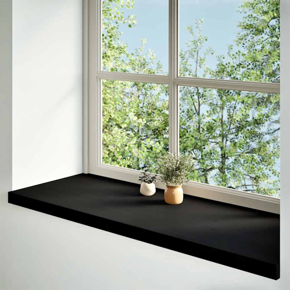 vidaXL Glafuri 2 buc maro închis 110x40x2 cm lemn masiv de stejar
