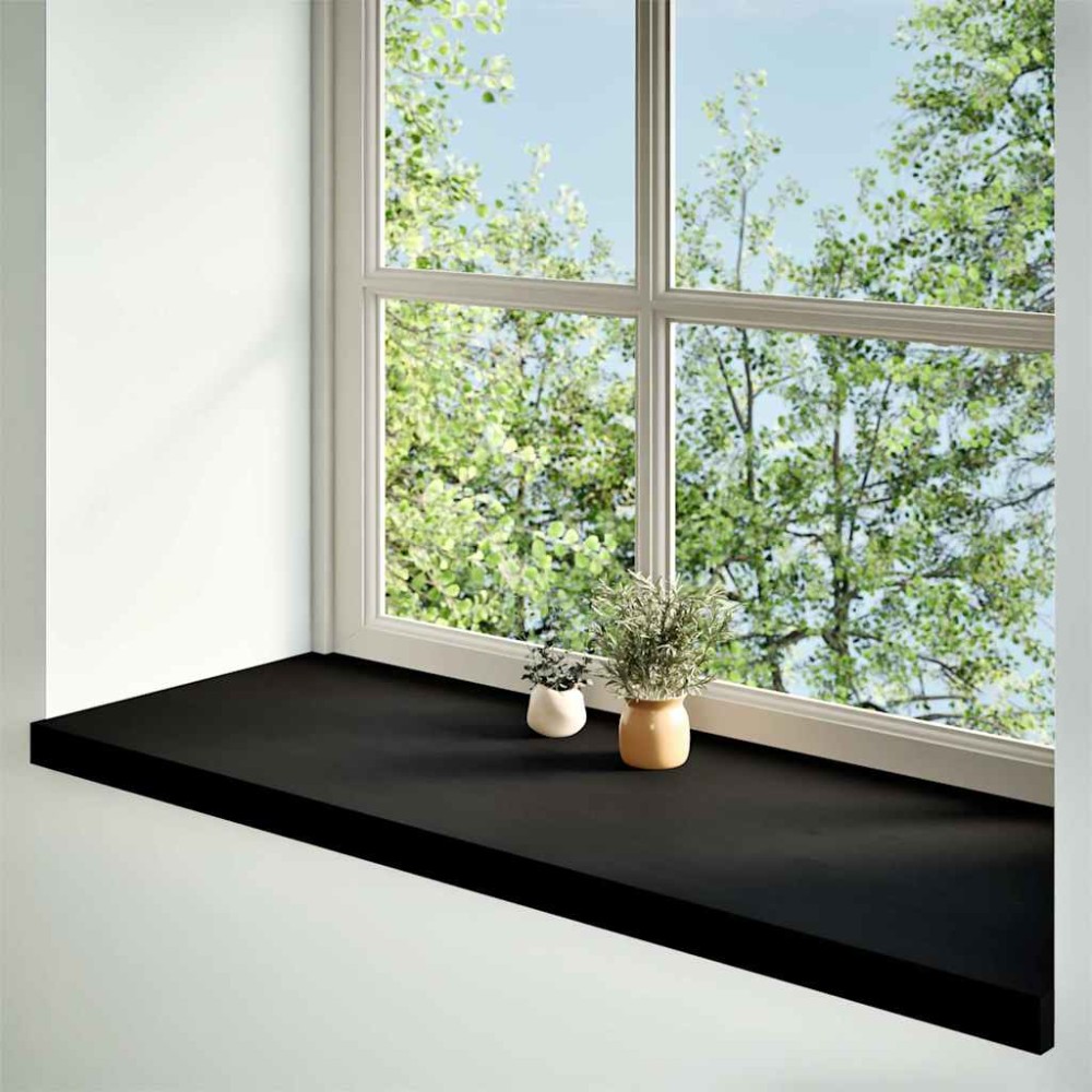 vidaXL Glafuri 2 buc maro închis 120x40x2 cm lemn masiv de stejar