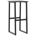 vidaXL Scaune bar 4 buc. negru 38x38x80 cm oțel vopsit electrostatic vidaXL Scaune bar 4 buc. negru 38x38x80 cm oțel vopsit electrostatic