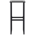 vidaXL Scaune bar 4 buc. negru 38x38x80 cm oțel vopsit electrostatic vidaXL Scaune bar 4 buc. negru 38x38x80 cm oțel vopsit electrostatic
