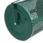 vidaXL Distribuitor de compost, verde, Ø40x60 cm, oțel vidaXL Distribuitor de compost, verde, Ø40x60 cm, oțel