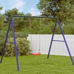 vidaXL Leagăn de exterior pentru copii single, roșu, funie reglabilă vidaXL Leagăn de exterior pentru copii single, roșu, funie reglabilă
