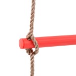 vidaXL Scară din funie pentru copii cu 4 trepte, multicolor vidaXL Scară din funie pentru copii cu 4 trepte, multicolor