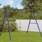 vidaXL Leagăn cu funie și disc pentru copii, cu 4 trepte, multicolor vidaXL Leagăn cu funie și disc pentru copii, cu 4 trepte, multicolor