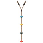 vidaXL Leagăn cu funie și disc pentru copii, cu 4 trepte, multicolor vidaXL Leagăn cu funie și disc pentru copii, cu 4 trepte, multicolor