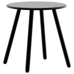 vidaXL Set scaune de grădină 3 buc Poly Rattan negru