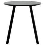 vidaXL Set scaune de grădină 3 buc Poly Rattan negru