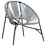 vidaXL Set scaune de grădină 3 buc Polyrattan negru și gri deschis