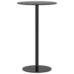 vidaXL Masă de grădină rotundă, negru, Ø60x105 cm, oțel vidaXL Masă de grădină rotundă, negru, Ø60x105 cm, oțel