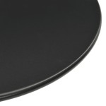 vidaXL Masă de grădină rotundă, negru, Ø60x105 cm, oțel vidaXL Masă de grădină rotundă, negru, Ø60x105 cm, oțel