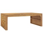 vidaXL Masuta de cafea 110x60x38 cm din lemn masiv de tec vidaXL Masuta de cafea 110x60x38 cm din lemn masiv de tec