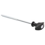 vidaXL Țăruși de cort, 24 buc., 20 cm, Ø7 mm, oțel galvanizat