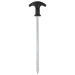vidaXL Țăruși de cort, 12 buc., 20 cm, Ø7 mm, oțel galvanizat