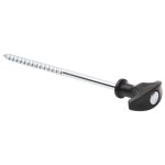 vidaXL Țăruși de cort, 12 buc., 20 cm, Ø7 mm, oțel galvanizat