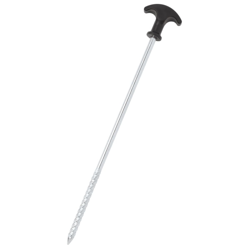 vidaXL Țăruși de cort, 24 buc., 30 cm, Ø7 mm, oțel galvanizat