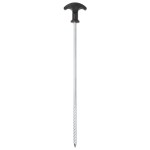 vidaXL Țăruși de cort, 12 buc., 30 cm, Ø7 mm, oțel galvanizat