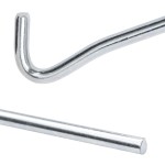 vidaXL Țăruși de cort, 50 buc., 23 cm, Ø7 mm, oțel galvanizat