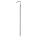 vidaXL Țăruși de cort, 25 buc., 23 cm, Ø7mm, oțel galvanizat