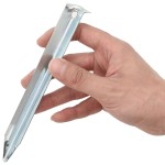 vidaXL Țăruși de cort, 24 buc., 17 cm, Ø20 mm, oțel galvanizat