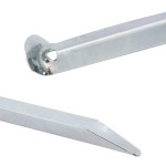 vidaXL Țăruși de cort, 24 buc., 30 cm, Ø20 mm, oțel galvanizat
