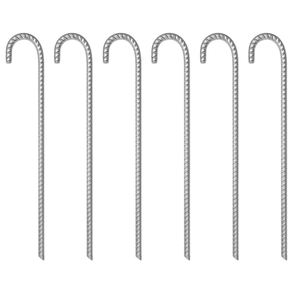 vidaXL Țăruși de cort, 24 buc., 17 cm, Ø20 mm, oțel galvanizat