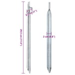 vidaXL Țăruși de cort 24 buc. formă V 29,5 cm Ø20 mm oțel galvanizat vidaXL Țăruși de cort 24 buc. formă V 29,5 cm Ø20 mm oțel galvanizat