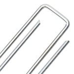 vidaXL Țăruși de pământ în formă de U 50 buc. 20x4 cm oțel galvanizat vidaXL Țăruși de pământ în formă de U 50 buc. 20x4 cm oțel galvanizat