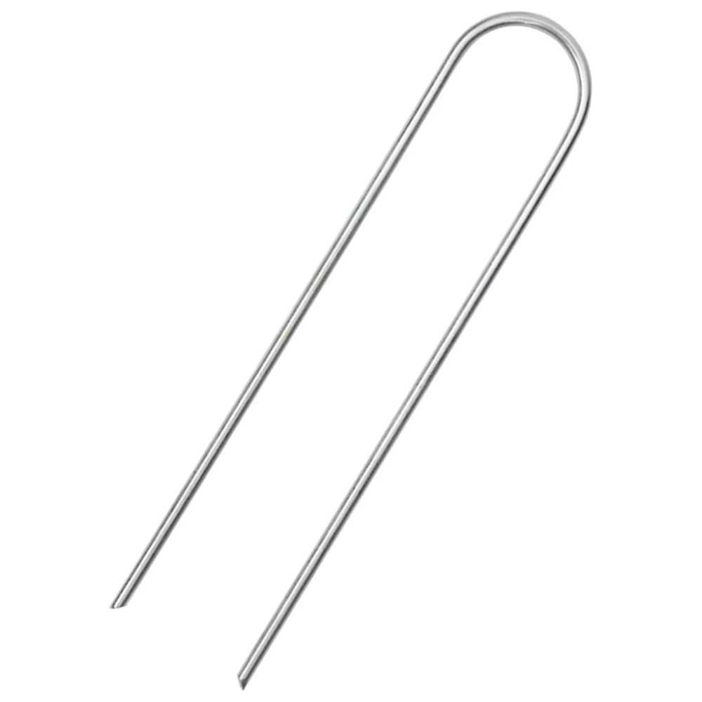 vidaXL Țăruși de pământ în formă de U 25 buc. 15x3,5cm oțel galvanizat