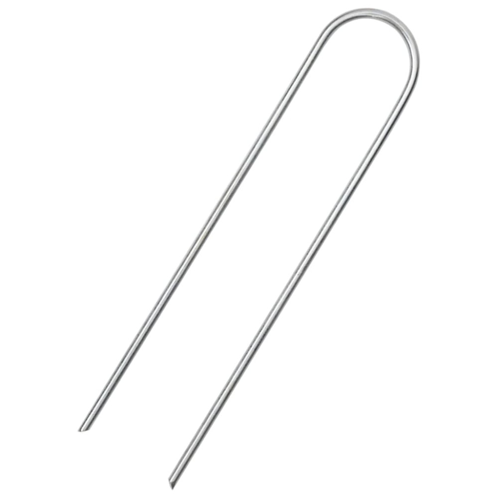 vidaXL Țăruși de pământ în formă de U 50 buc. 15x3,5cm oțel galvanizat