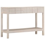 vidaXL Masă consolă, 110x35x75 cm, lemn masiv de mango vidaXL Masă consolă, 110x35x75 cm, lemn masiv de mango