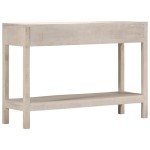 vidaXL Masă consolă, 110x35x75 cm, lemn masiv de mango vidaXL Masă consolă, 110x35x75 cm, lemn masiv de mango