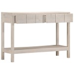 vidaXL Masă consolă, 110x35x75 cm, lemn masiv de mango vidaXL Masă consolă, 110x35x75 cm, lemn masiv de mango