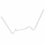 vidaXL Cleme pentru seră 50 buc. oțel galvanizat tip W vidaXL Cleme pentru seră 50 buc. oțel galvanizat tip W