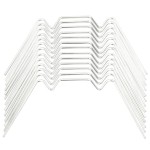 vidaXL Cleme pentru seră 100 buc. oțel galvanizat tip W vidaXL Cleme pentru seră 100 buc. oțel galvanizat tip W