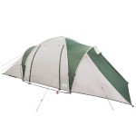 vidaXL Cort de camping cupolă pentru 6 persoane, verde, impermeabil