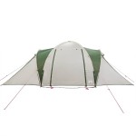 vidaXL Cort de camping cupolă pentru 6 persoane, verde, impermeabil