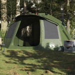 vidaXL Cort de pescuit 5 persoane, verde măsliniu, impermeabil vidaXL Cort de pescuit 5 persoane, verde măsliniu, impermeabil