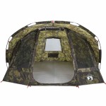 vidaXL Cort de pescuit pentru 5 persoane, camuflaj, impermeabil