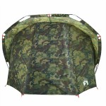 vidaXL Cort de pescuit pentru 4 persoane, camuflaj, impermeabil